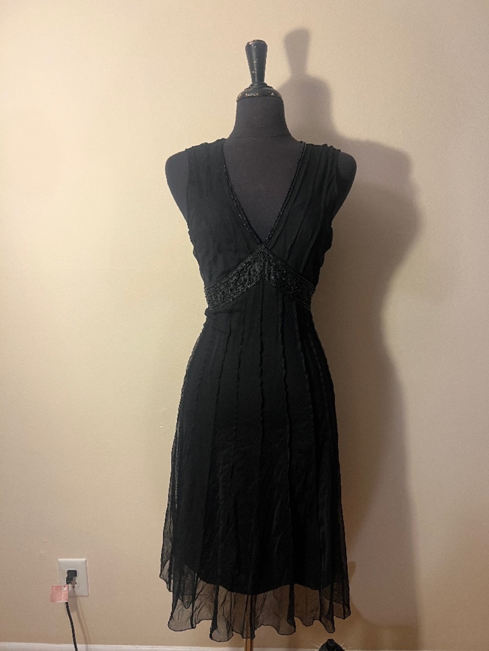 MIxit Black Semi Formal midi dress